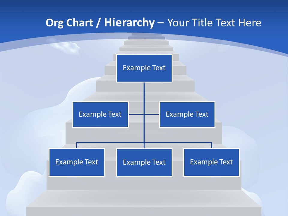Love Staircase God PowerPoint Template