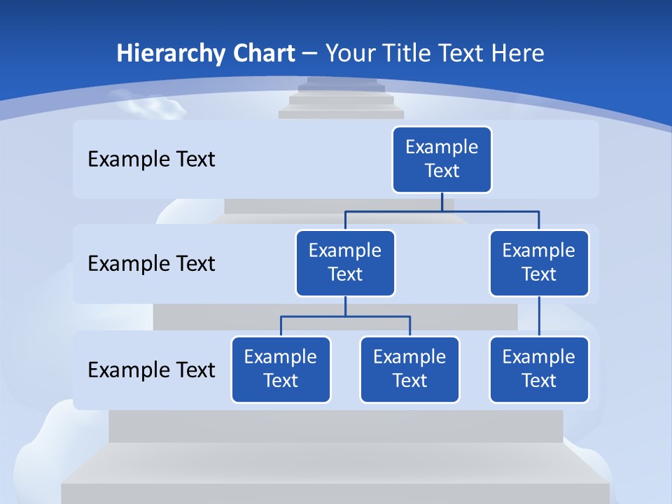 Love Staircase God PowerPoint Template