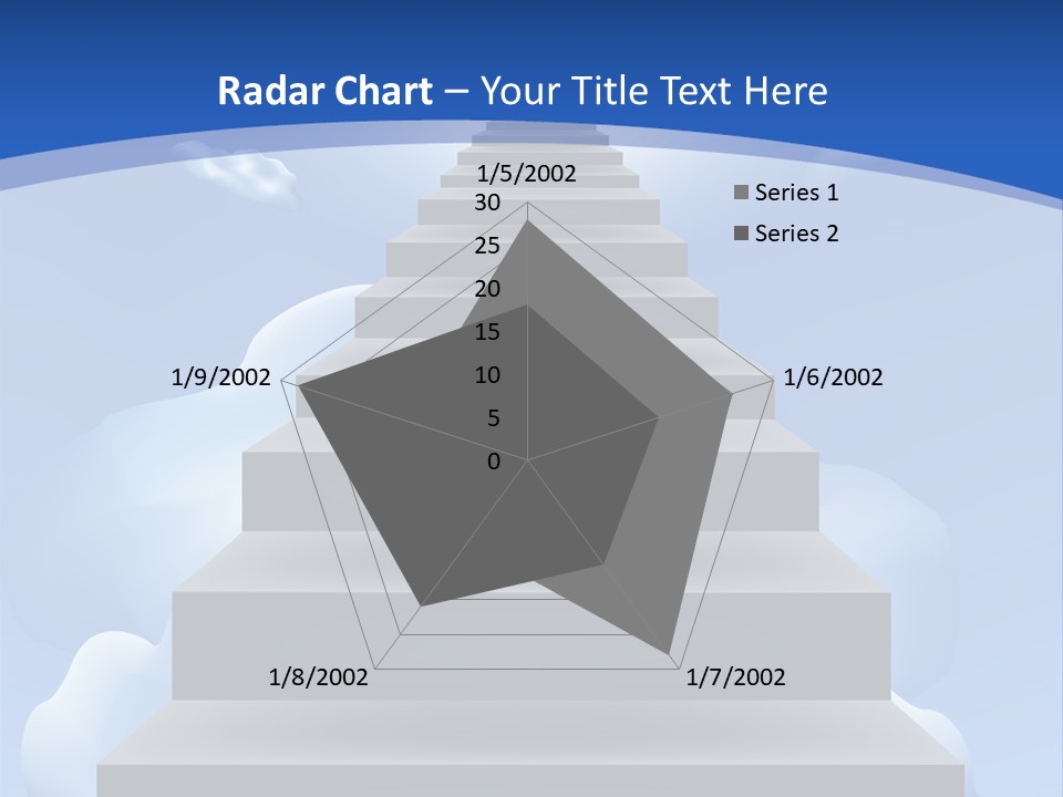 Love Staircase God PowerPoint Template