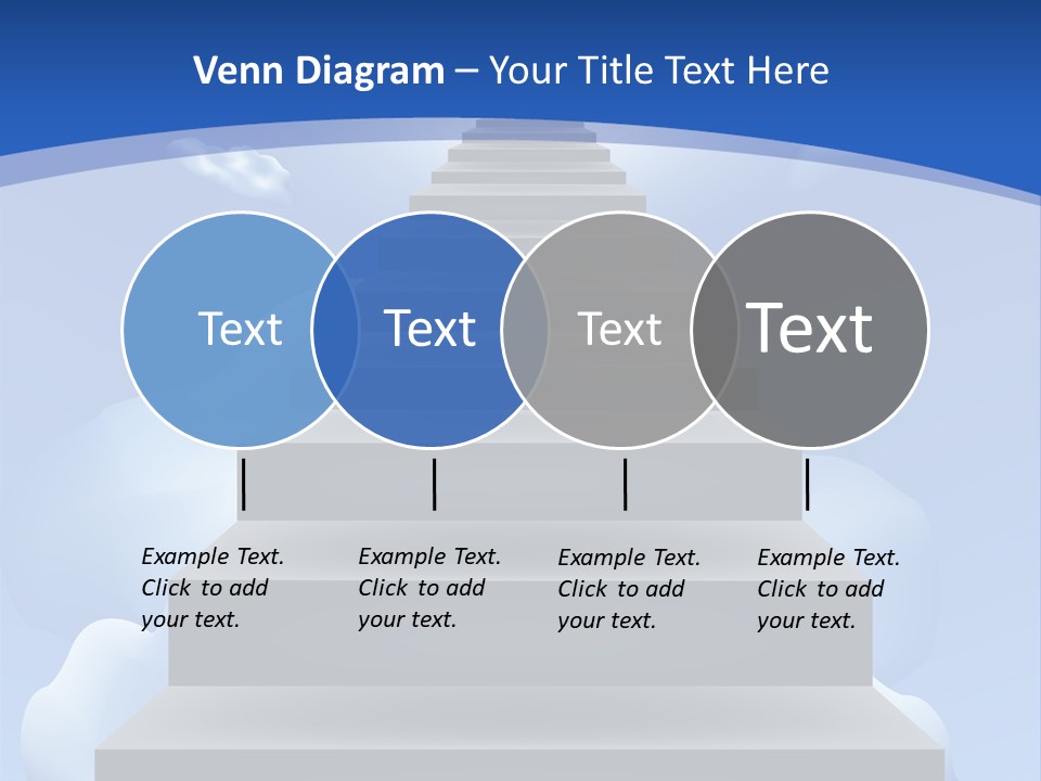 Love Staircase God PowerPoint Template