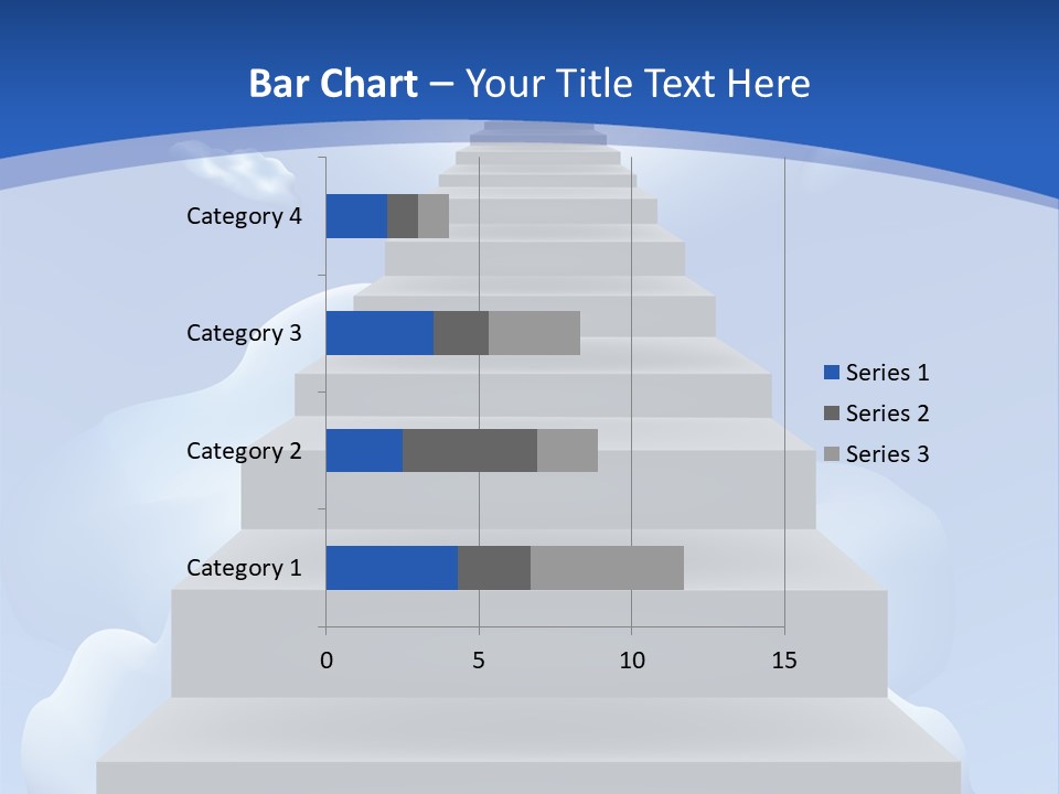 Love Staircase God PowerPoint Template