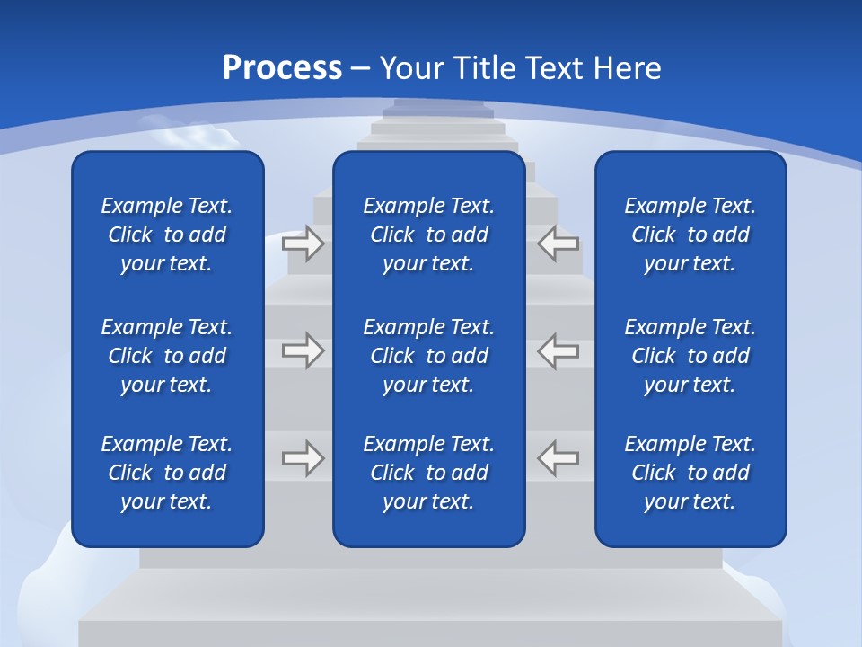 Love Staircase God PowerPoint Template