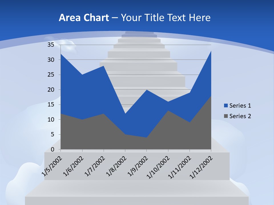 Love Staircase God PowerPoint Template