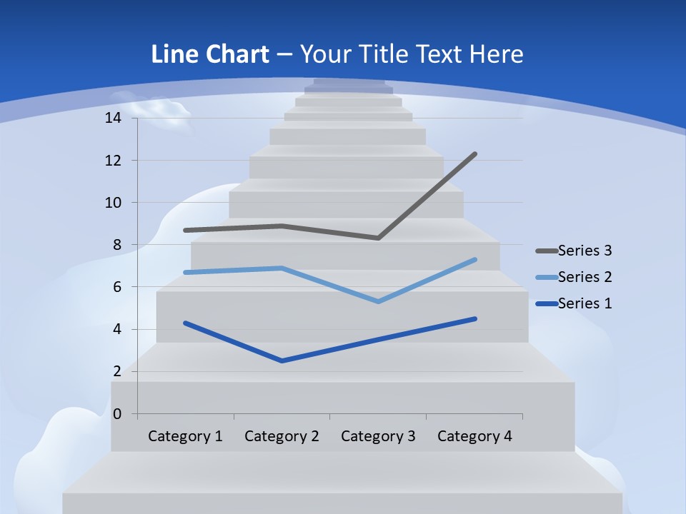Love Staircase God PowerPoint Template