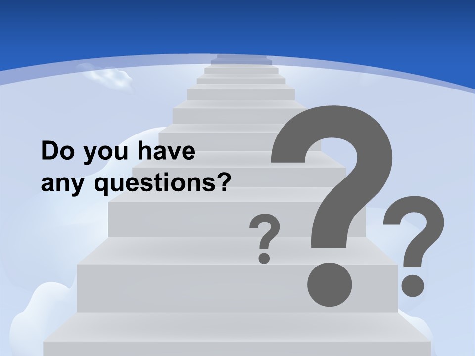 Love Staircase God PowerPoint Template