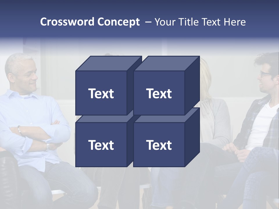 Male Therapy Casual PowerPoint Template