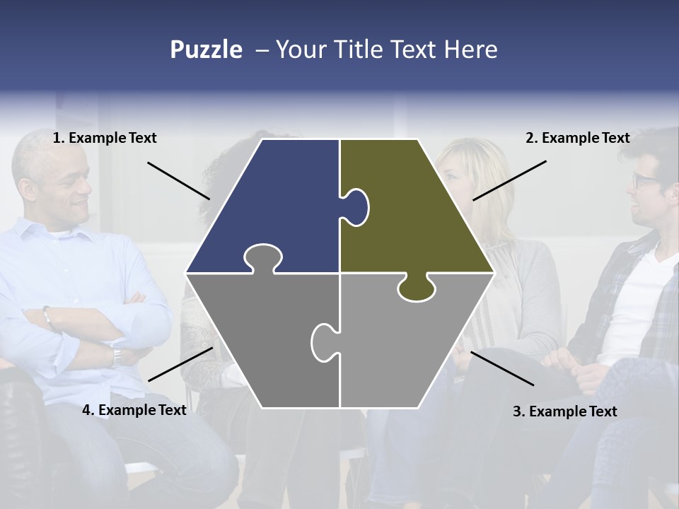 Male Therapy Casual PowerPoint Template