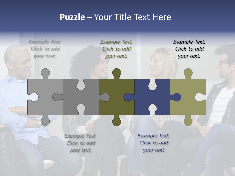 Male Therapy Casual PowerPoint Template