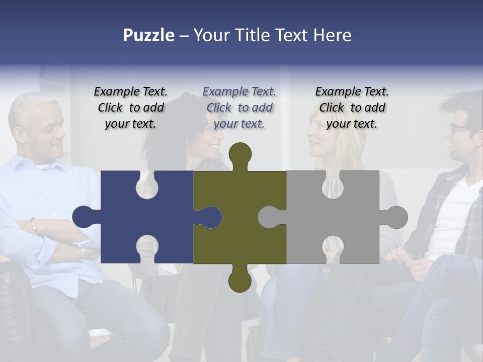 Male Therapy Casual PowerPoint Template