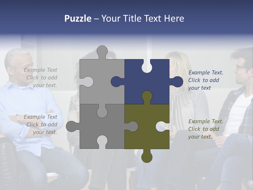 Male Therapy Casual PowerPoint Template