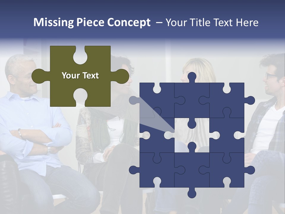 Male Therapy Casual PowerPoint Template