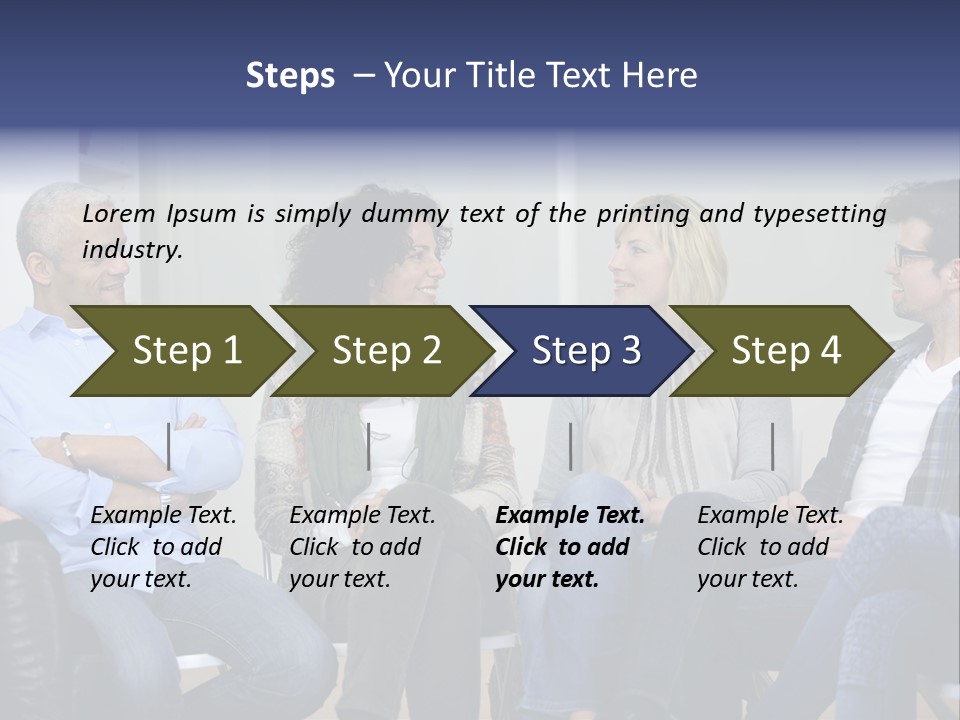 Male Therapy Casual PowerPoint Template