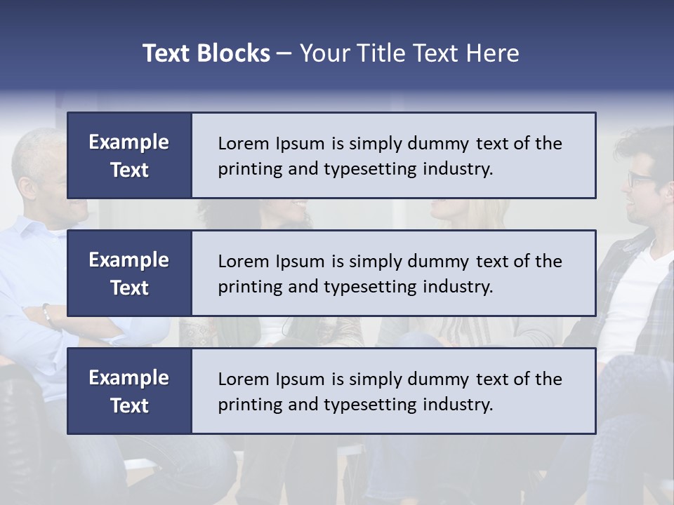 Male Therapy Casual PowerPoint Template