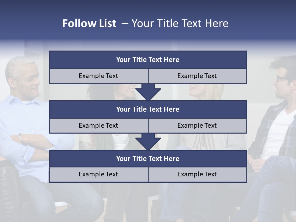 Male Therapy Casual PowerPoint Template