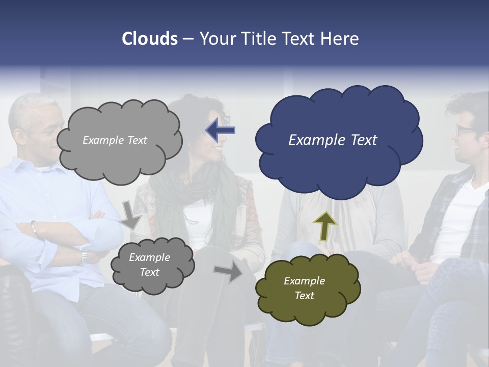 Male Therapy Casual PowerPoint Template