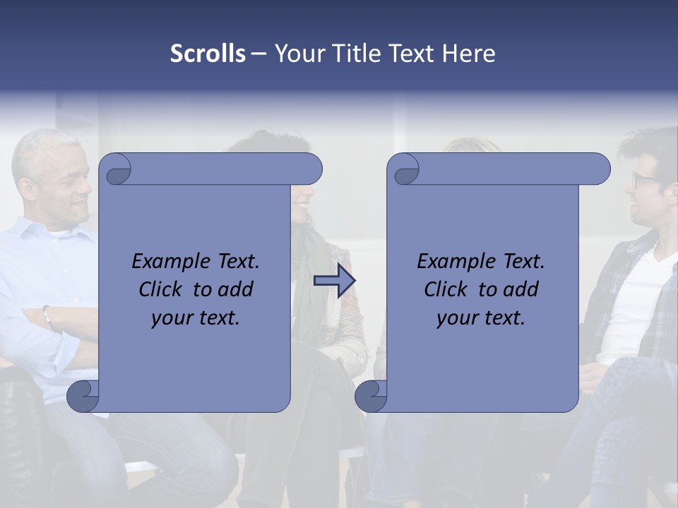 Male Therapy Casual PowerPoint Template