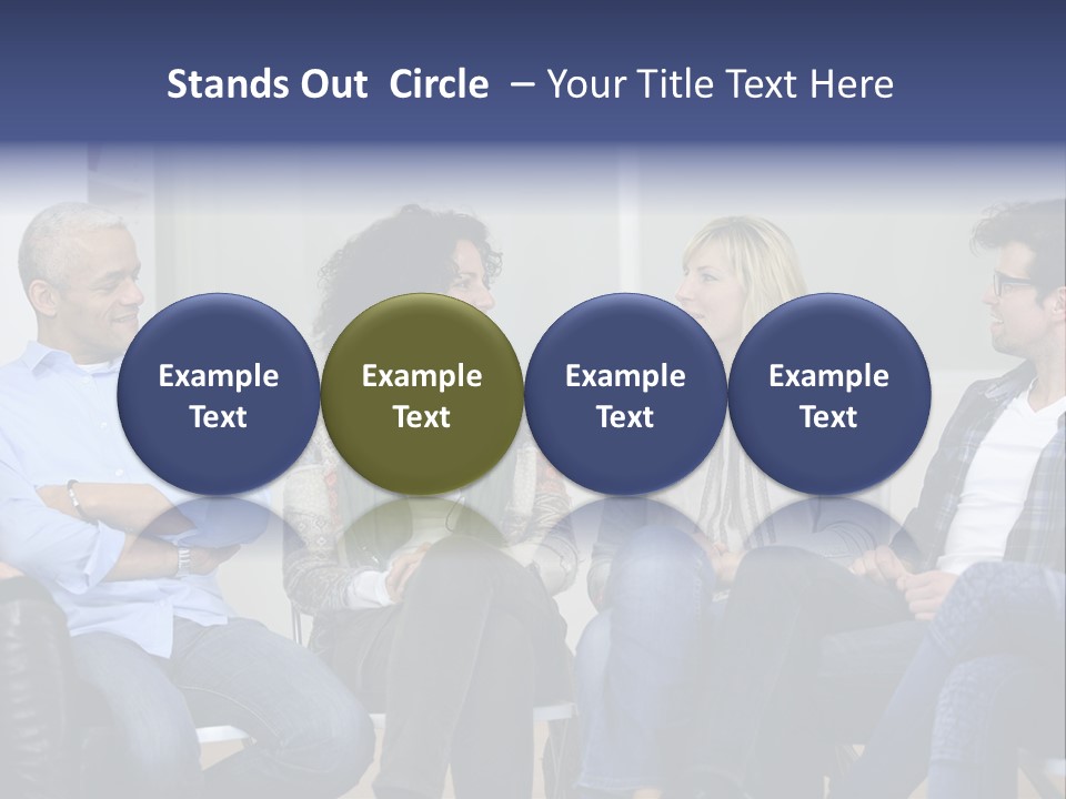 Male Therapy Casual PowerPoint Template