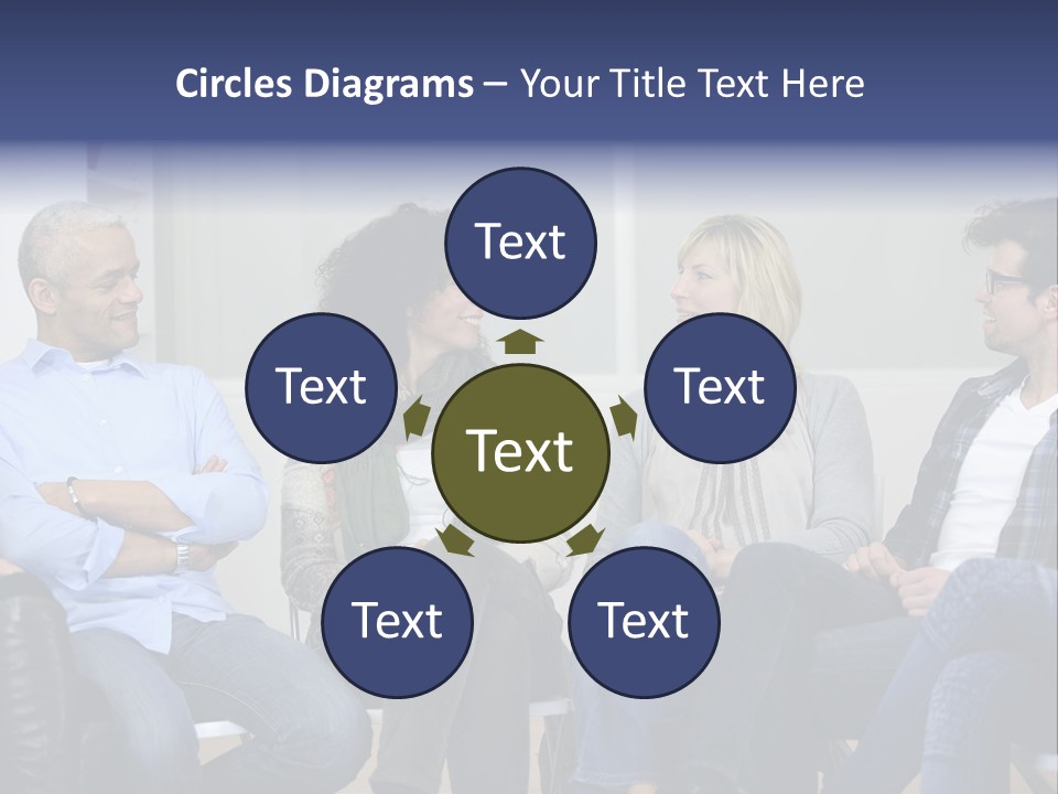 Male Therapy Casual PowerPoint Template