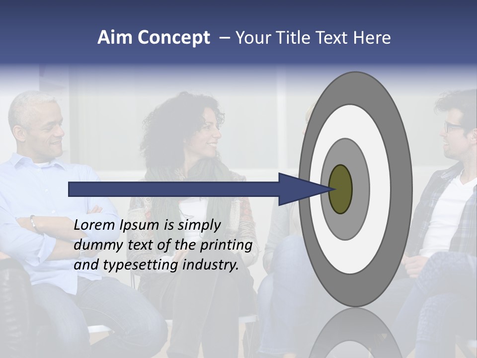 Male Therapy Casual PowerPoint Template