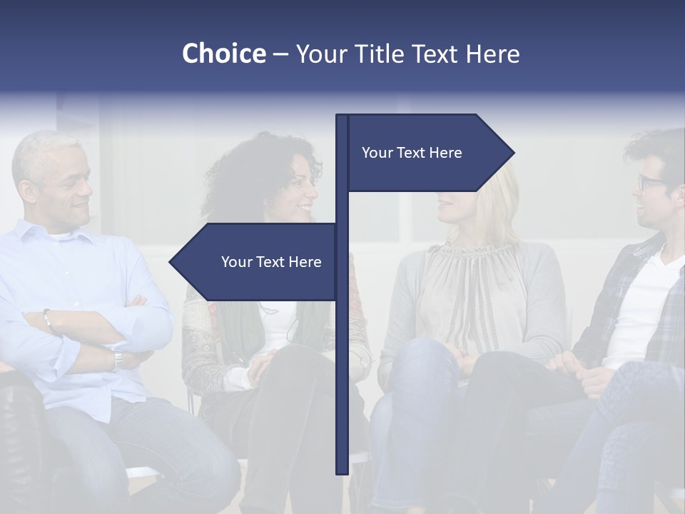 Male Therapy Casual PowerPoint Template