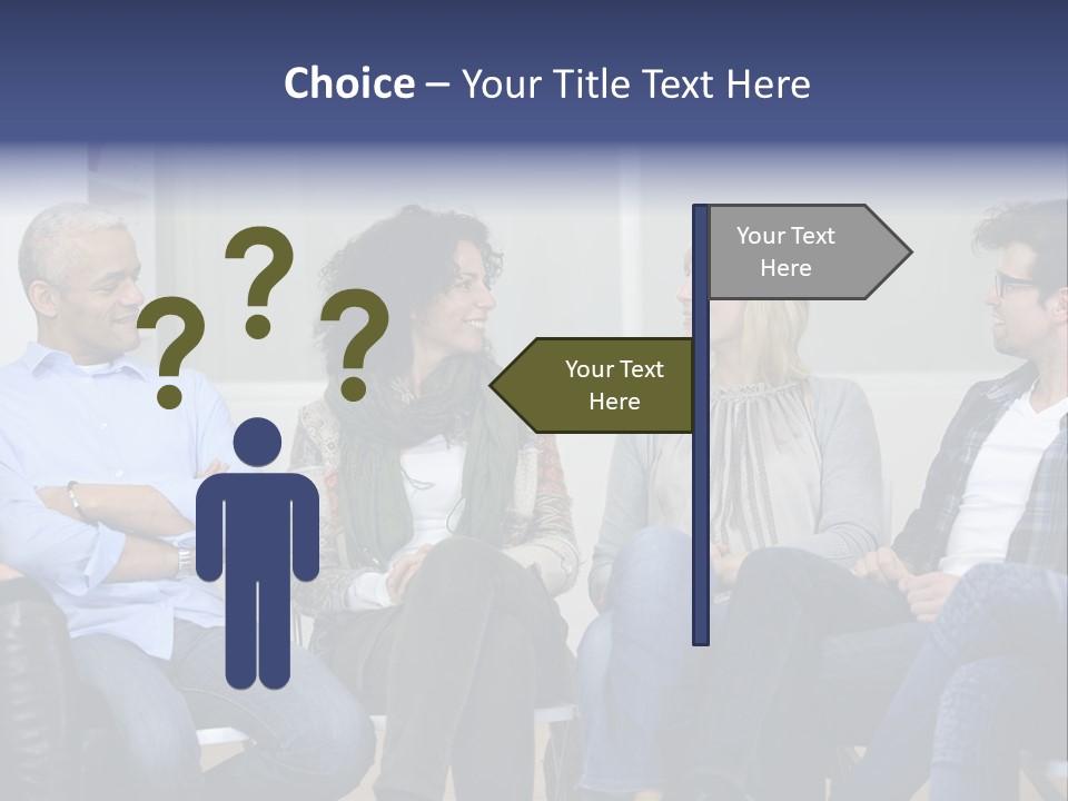 Male Therapy Casual PowerPoint Template