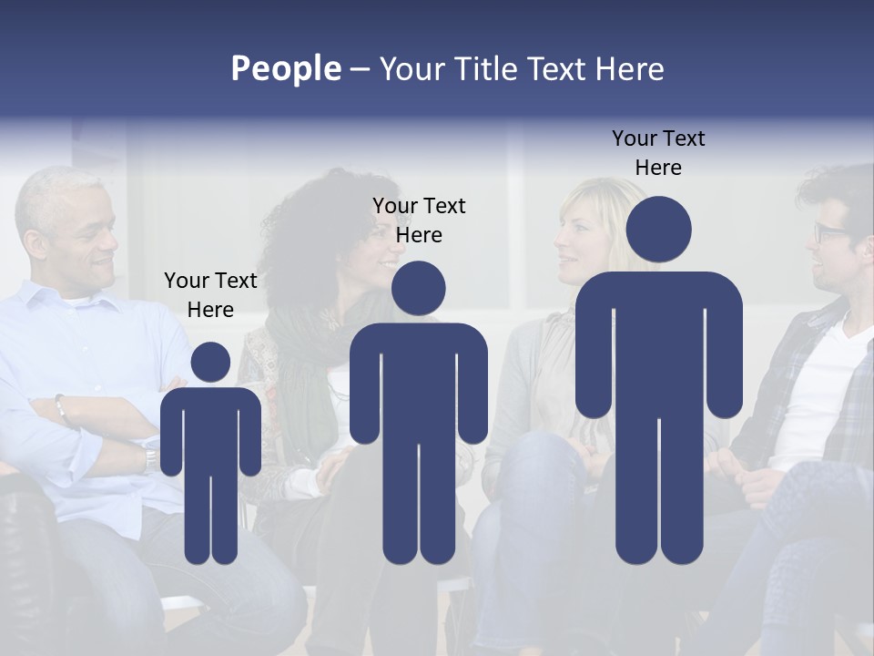 Male Therapy Casual PowerPoint Template