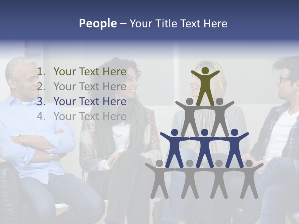 Male Therapy Casual PowerPoint Template