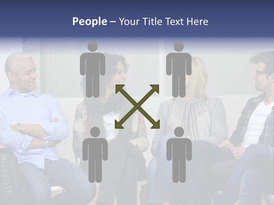 Male Therapy Casual PowerPoint Template