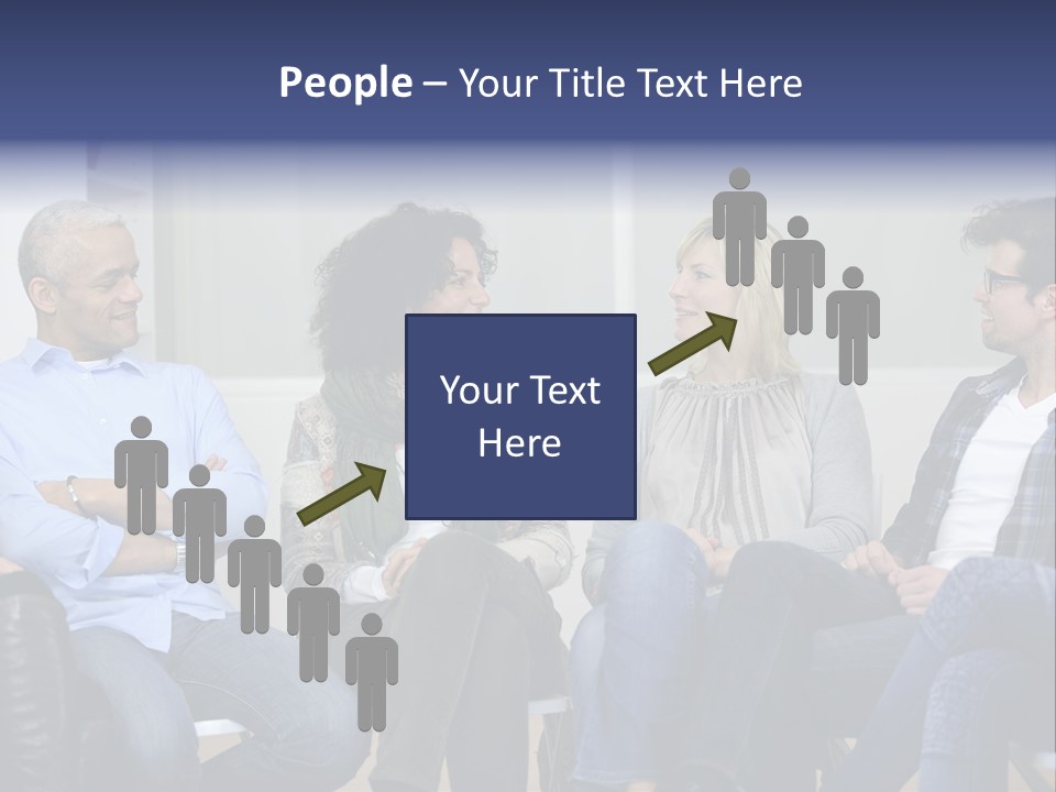 Male Therapy Casual PowerPoint Template