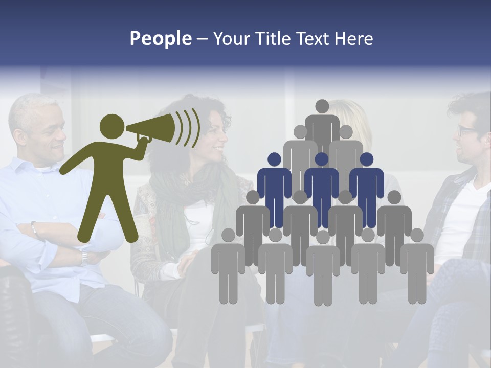 Male Therapy Casual PowerPoint Template