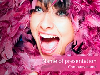 Expression Cheerful Smile PowerPoint Template
