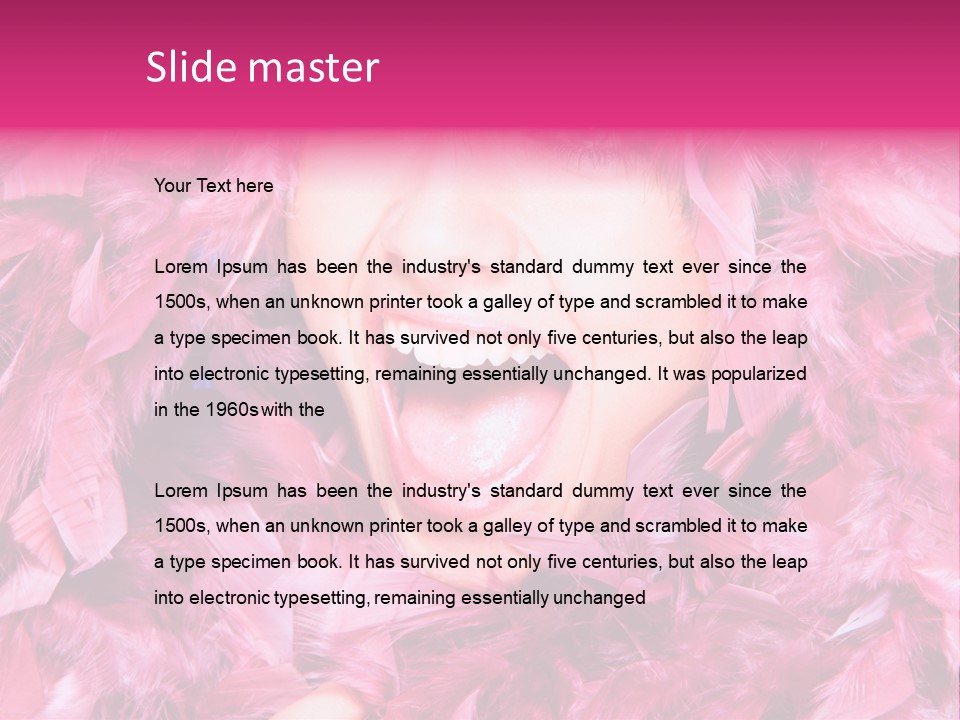 Expression Cheerful Smile PowerPoint Template