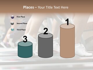 Running Jogging Female PowerPoint Template