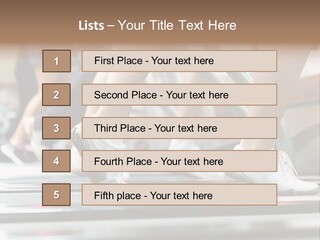 Running Jogging Female PowerPoint Template