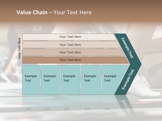 Running Jogging Female PowerPoint Template