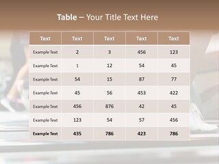 Running Jogging Female PowerPoint Template