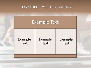 Running Jogging Female PowerPoint Template