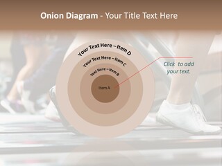 Running Jogging Female PowerPoint Template