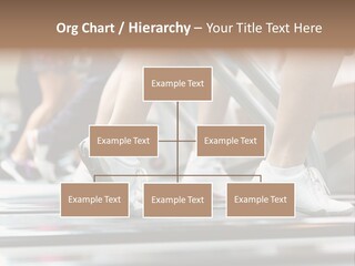 Running Jogging Female PowerPoint Template