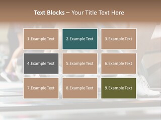 Running Jogging Female PowerPoint Template