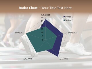 Running Jogging Female PowerPoint Template