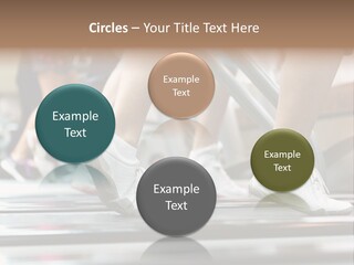 Running Jogging Female PowerPoint Template