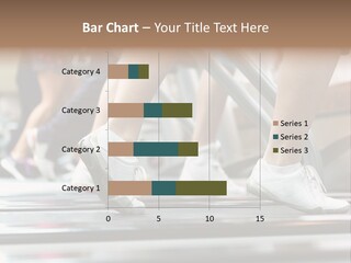 Running Jogging Female PowerPoint Template