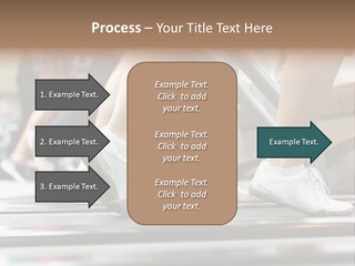 Running Jogging Female PowerPoint Template