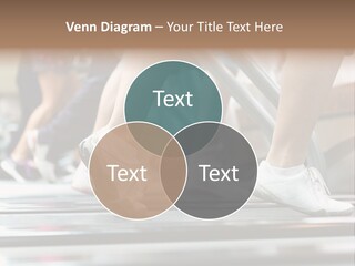 Running Jogging Female PowerPoint Template