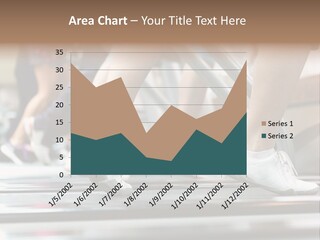 Running Jogging Female PowerPoint Template