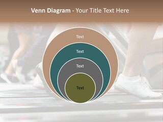 Running Jogging Female PowerPoint Template