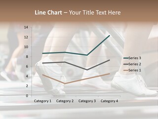 Running Jogging Female PowerPoint Template