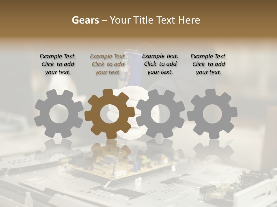 Output Factory Manual Worker PowerPoint Template