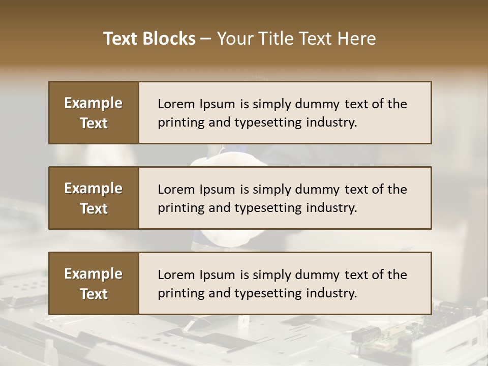 Output Factory Manual Worker PowerPoint Template